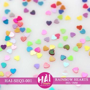 HAI-SEQ3-001 - 3mm Hearts Sequins