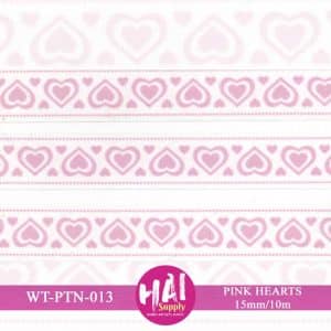 PINK HEARTS WASHI TAPE