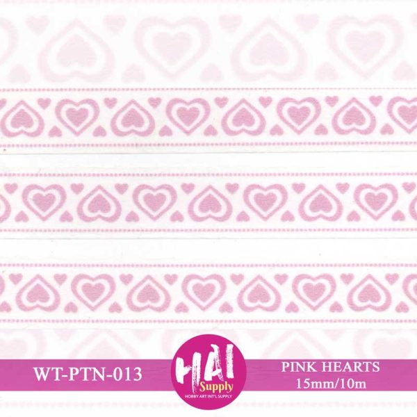 PINK HEARTS WASHI TAPE