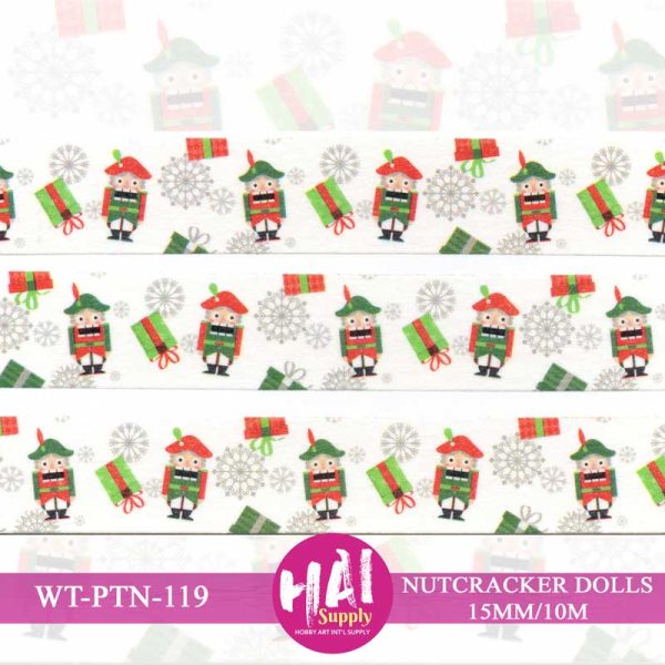 WT-PTN-119 - NUTCRACKER DOLLS NUTCRACKER DOLLS WASHI TAPE