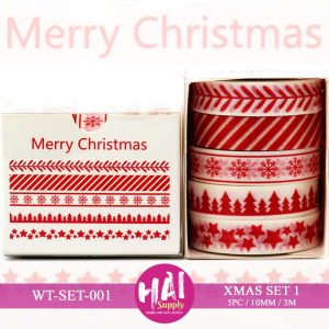 XMAS SET 1 WASHI TAPE