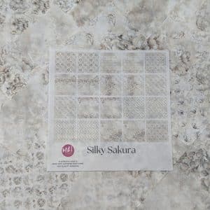 ADHESIVE 6x6 20PC WASHI SHEETS - SILKY SAKURA