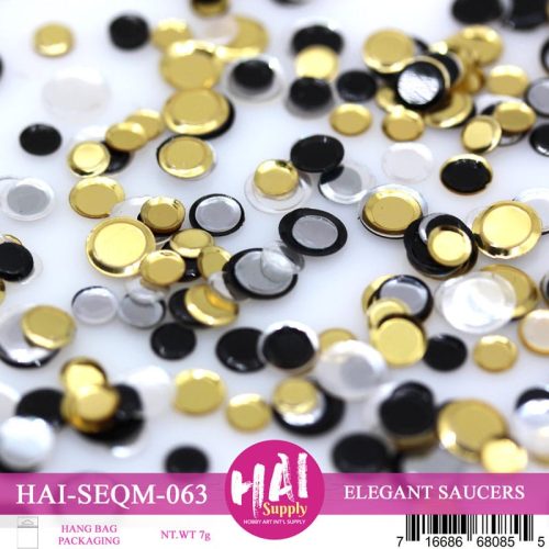 1/4 POUND -BULK HAI-SEQM-063 - ELEGANT SAUCERS