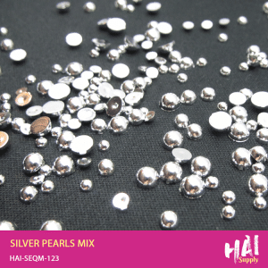 1/4 Pound - Silver Pearls Mix
