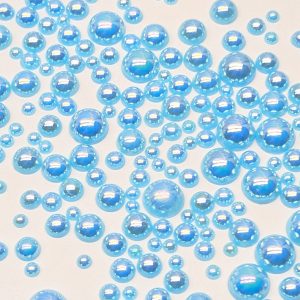 Sky Blue Iridescent Pearl Mix